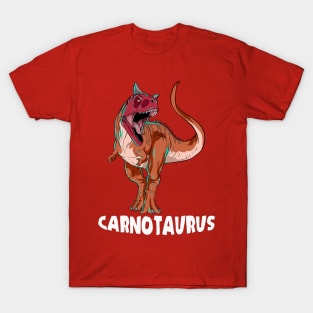 Carnotaurus Dinosaur Design T-Shirt